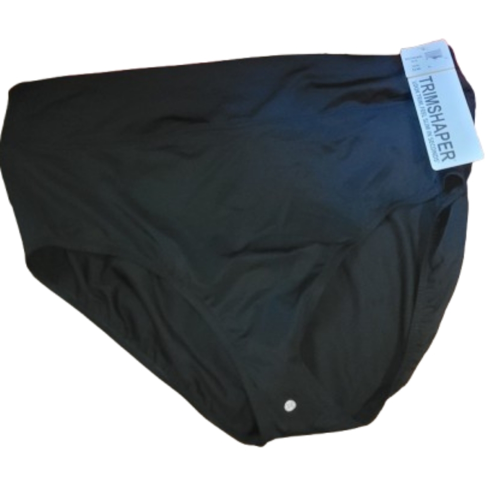 Trimshaper Black Swim Bottoms